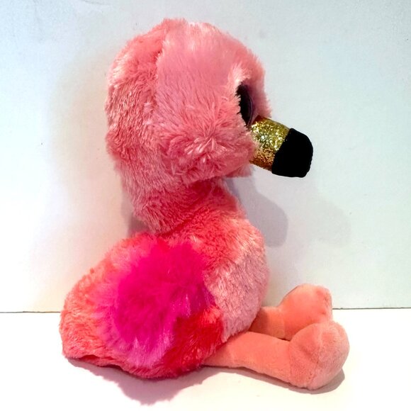 Ty Beanie Boos GILDA the Pink Flamingo Plush 6.25” with Tag - Picture 3 of 14